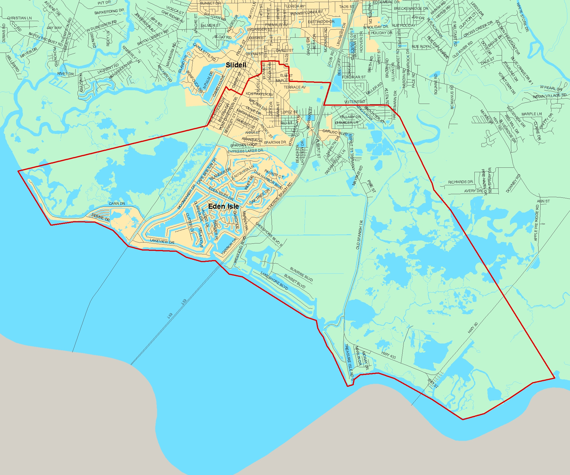 Slidell City Limits Map Gisfiles.wm.edu -  /Sabins/Storage_Of_Collected_Sabins_Data/Images/2009_2010/Louisiana/Saint  Tammany Parish School District/